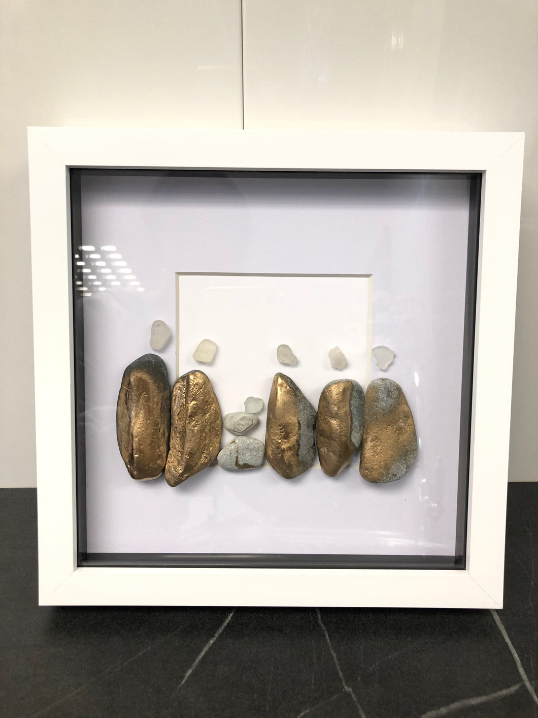 Nativity ( gilded pebbles)